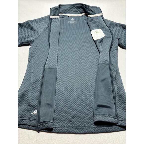 Proven Winners Adidas Jacket Womens Medium Blue Lightweight Full Zip Plant Brand - Picture 5 of 14